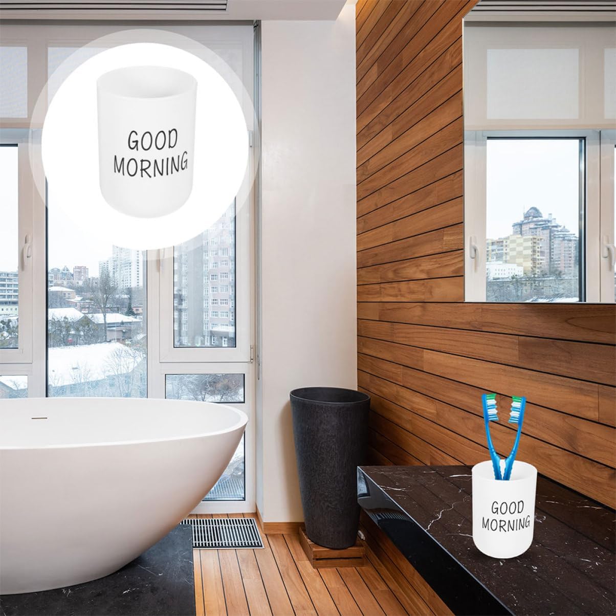 Unomor Reusable Bath Tumbler Toothbrush Holder