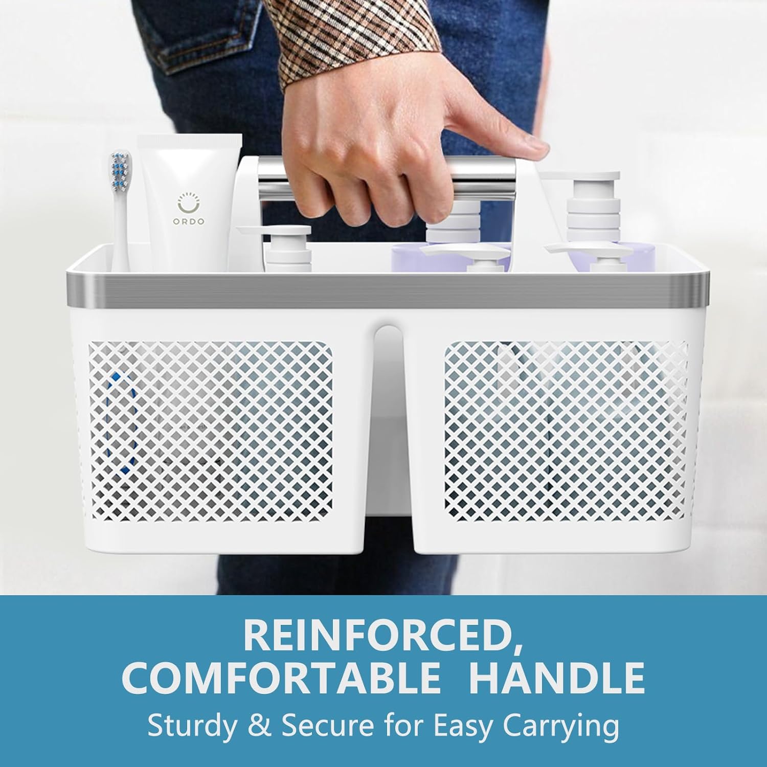 Portable Plastic Shower Caddy For Dorm