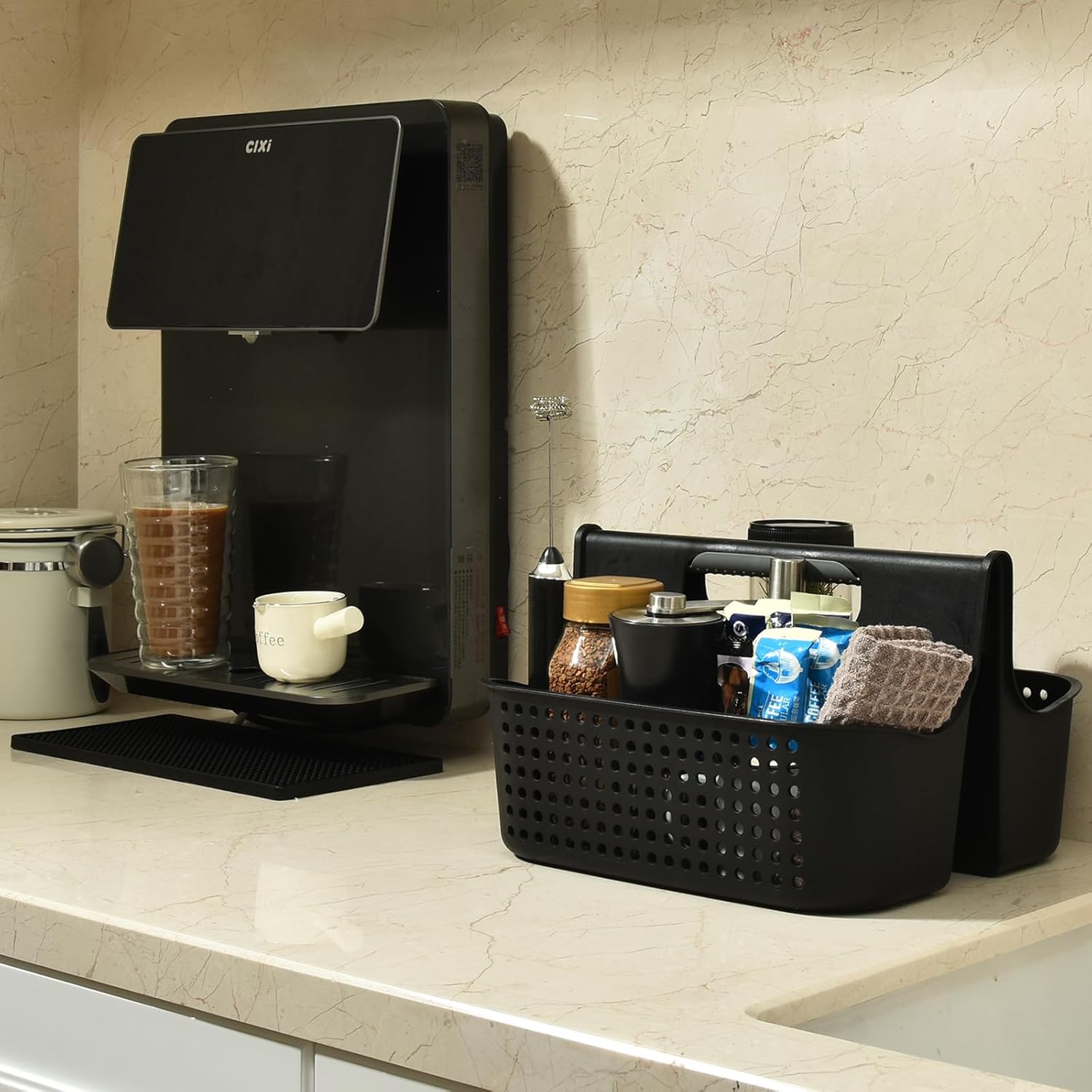 ALINK Portable Plastic Organization Basket for Showers