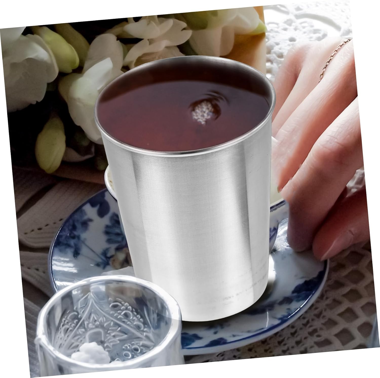 Stainless Steel Tumbler for Home Bathroom Use