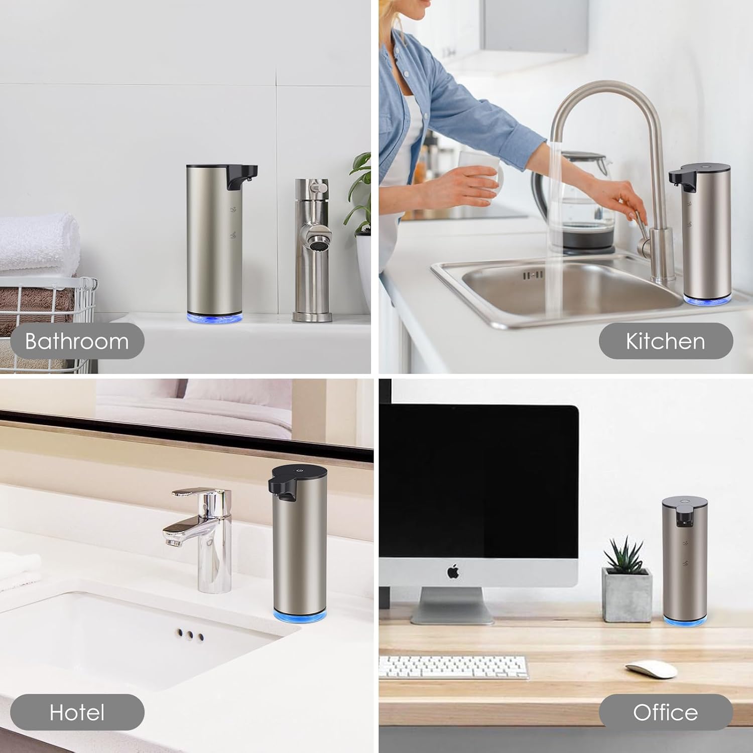 Stainless Steel Touchless Dispenser with Sensor