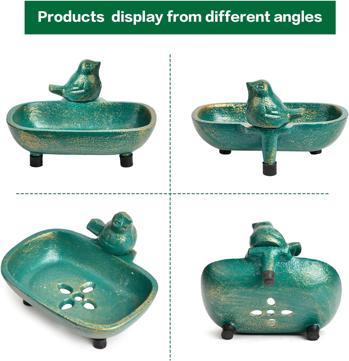 Sungmor Heavy Duty Cast Iron Hand Soap Holder
