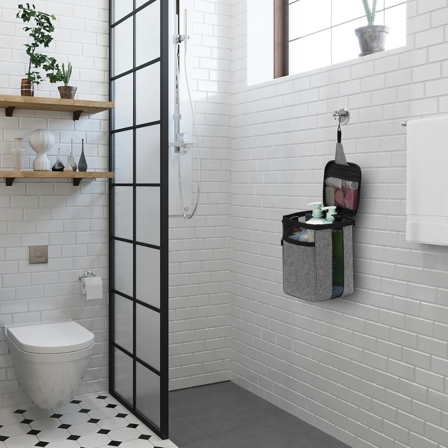 Versatile Portable Mesh Shower Caddy for Men Women