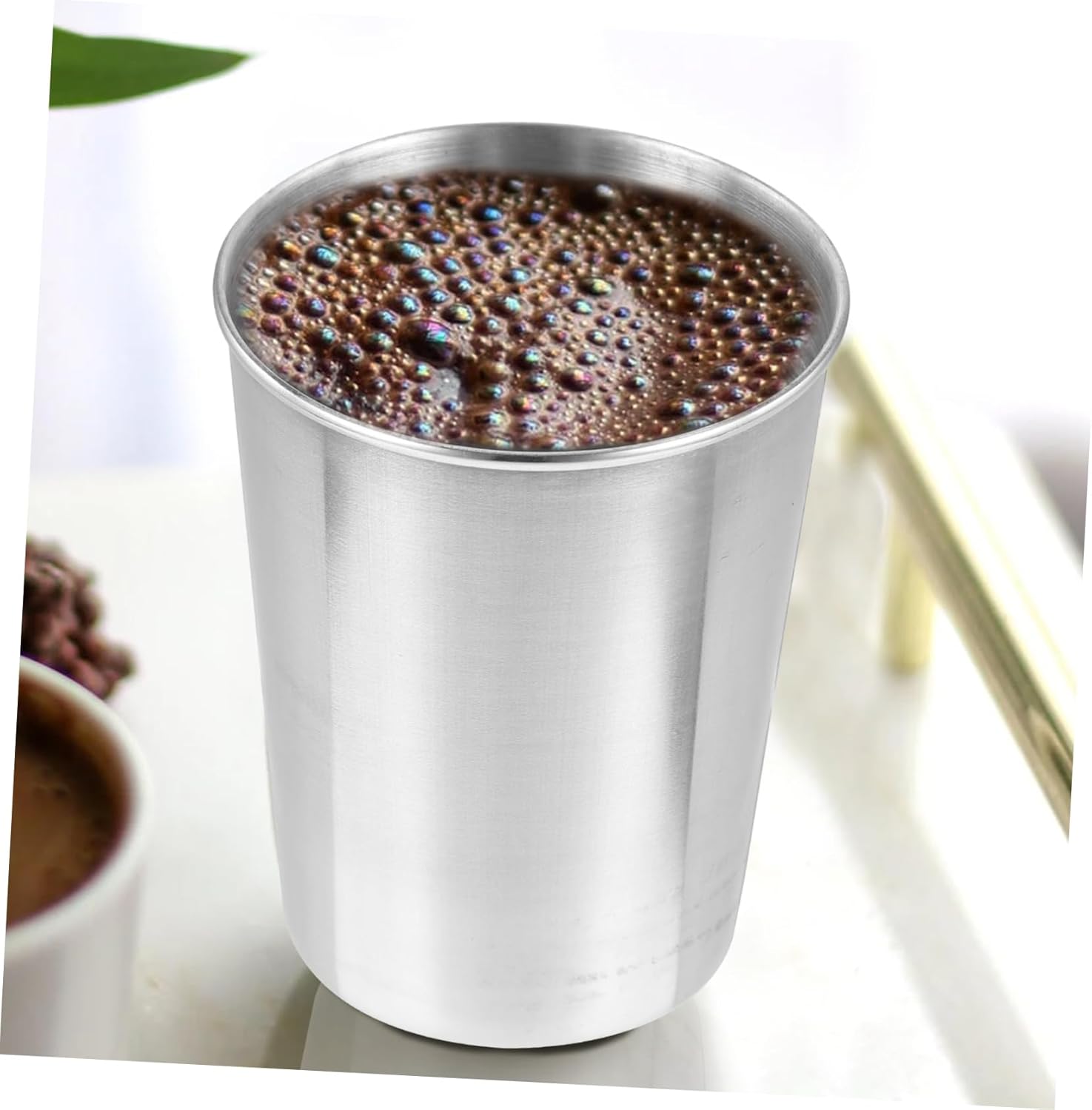 Stainless Steel Tumbler Silver-Finish for Bathroom Kitchen