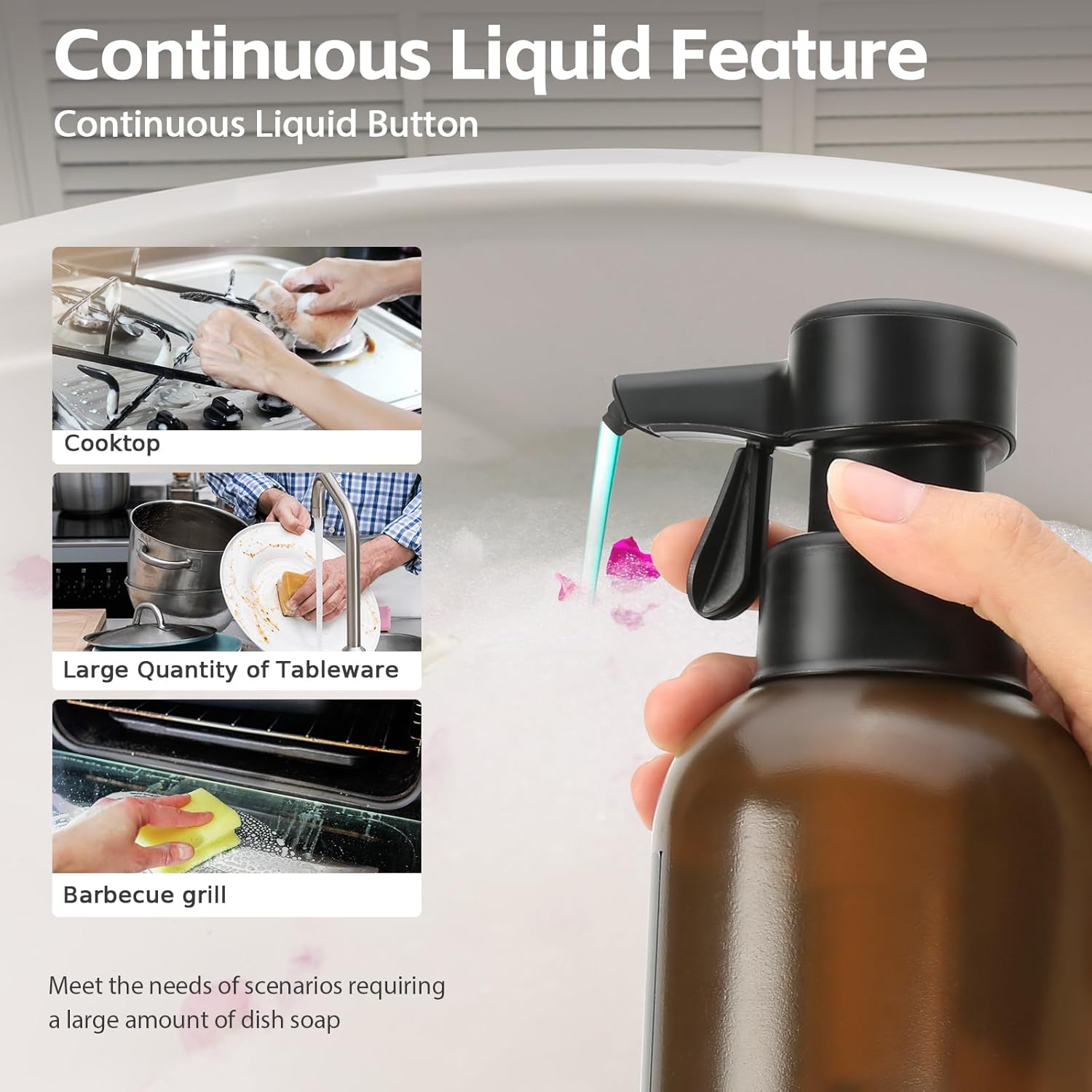 Monstake Automatic 16 OZ Large Capacity Touch Dispenser