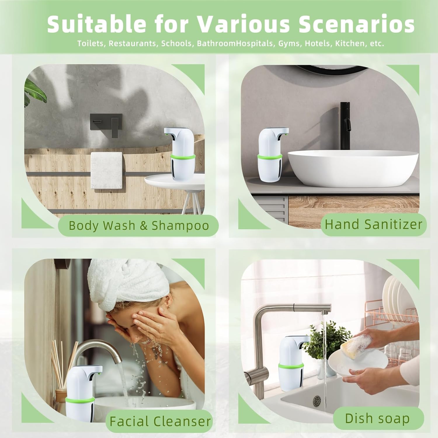 Automatic soap dispenser hand touchless 929 Oz