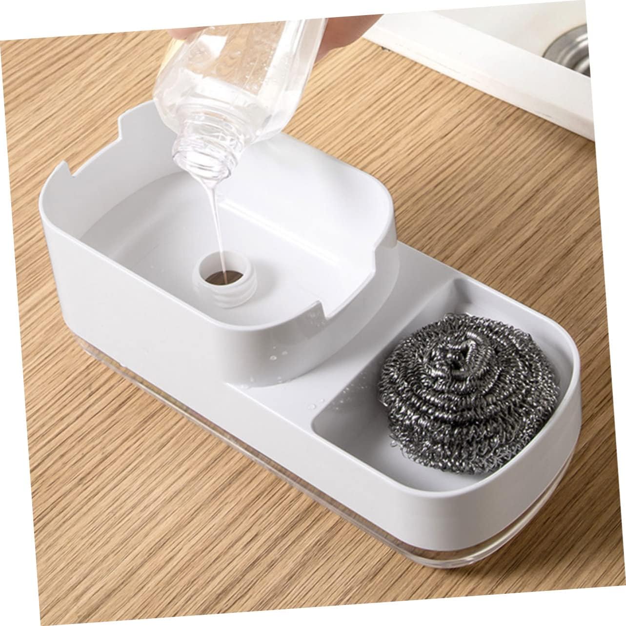 Foaming Dish Soap Dispenser Pump Box for Kitchen Reduce Waste Safe Durable