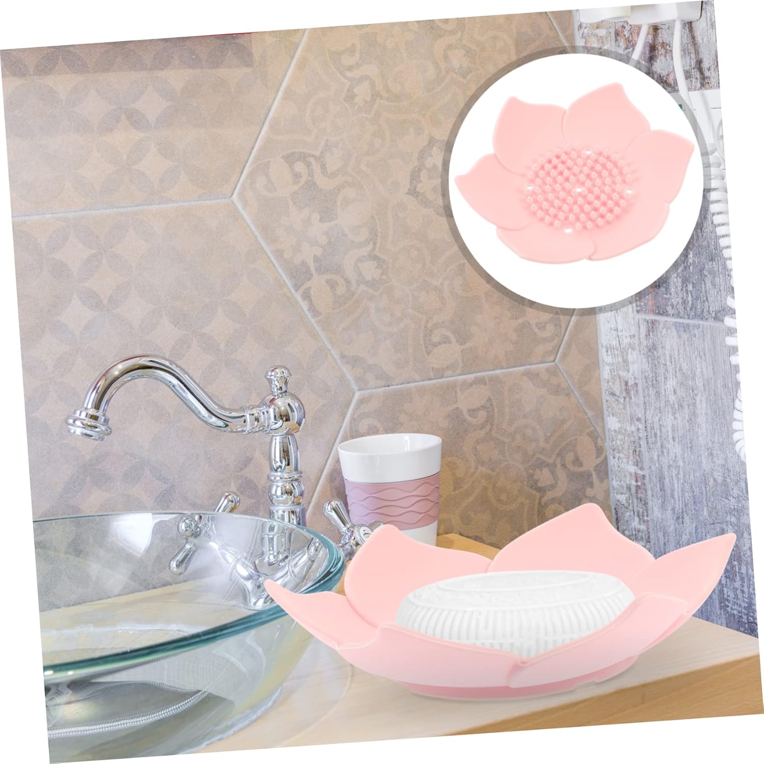 Floral Silicone Soap Dish