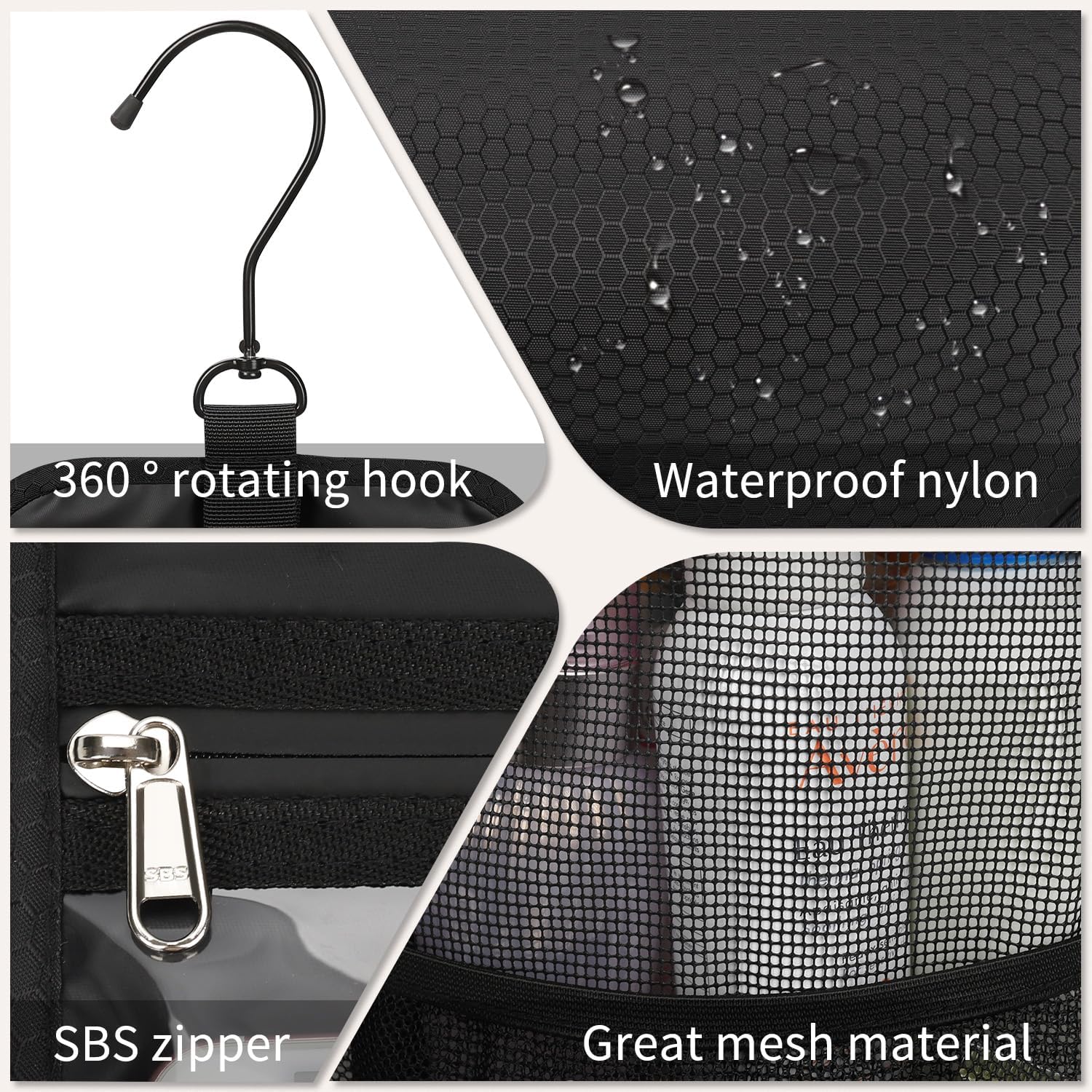 Ethereal Hanging Mesh Shower Caddy