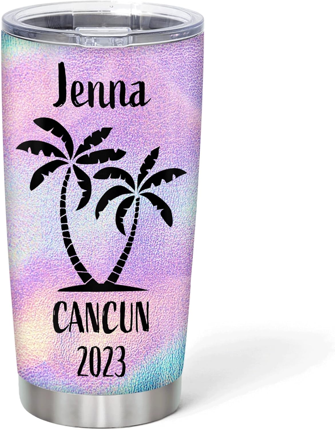 Hyturtle Personalized Palm Tree Tumbler