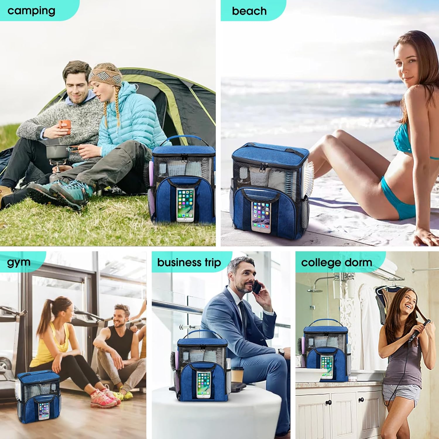 Attmu Portable Folding Showers Bag
