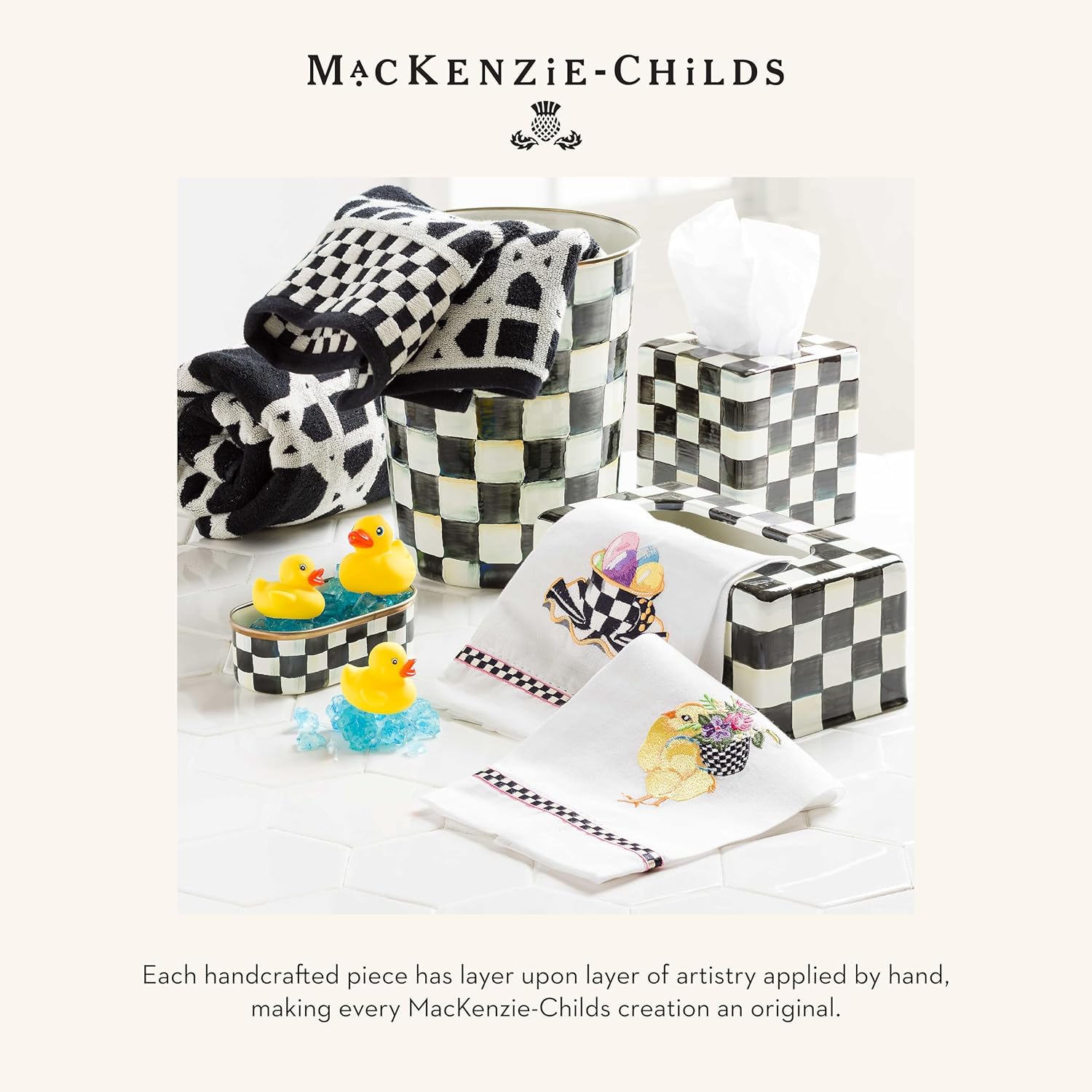 MACKENZIE-CHILDS Courtly Check Dispenser