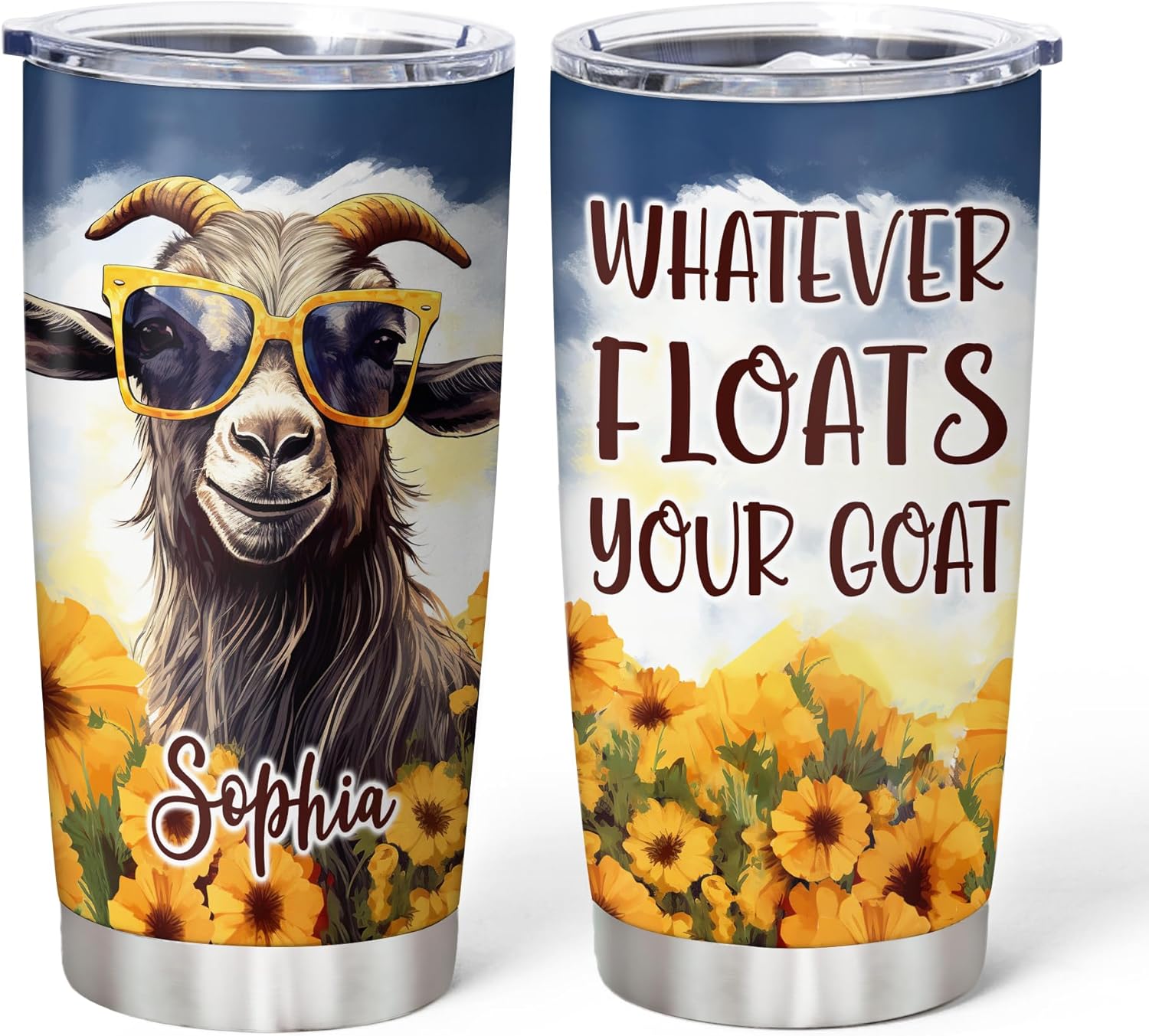 Personalized Goat Tumbler for Goats