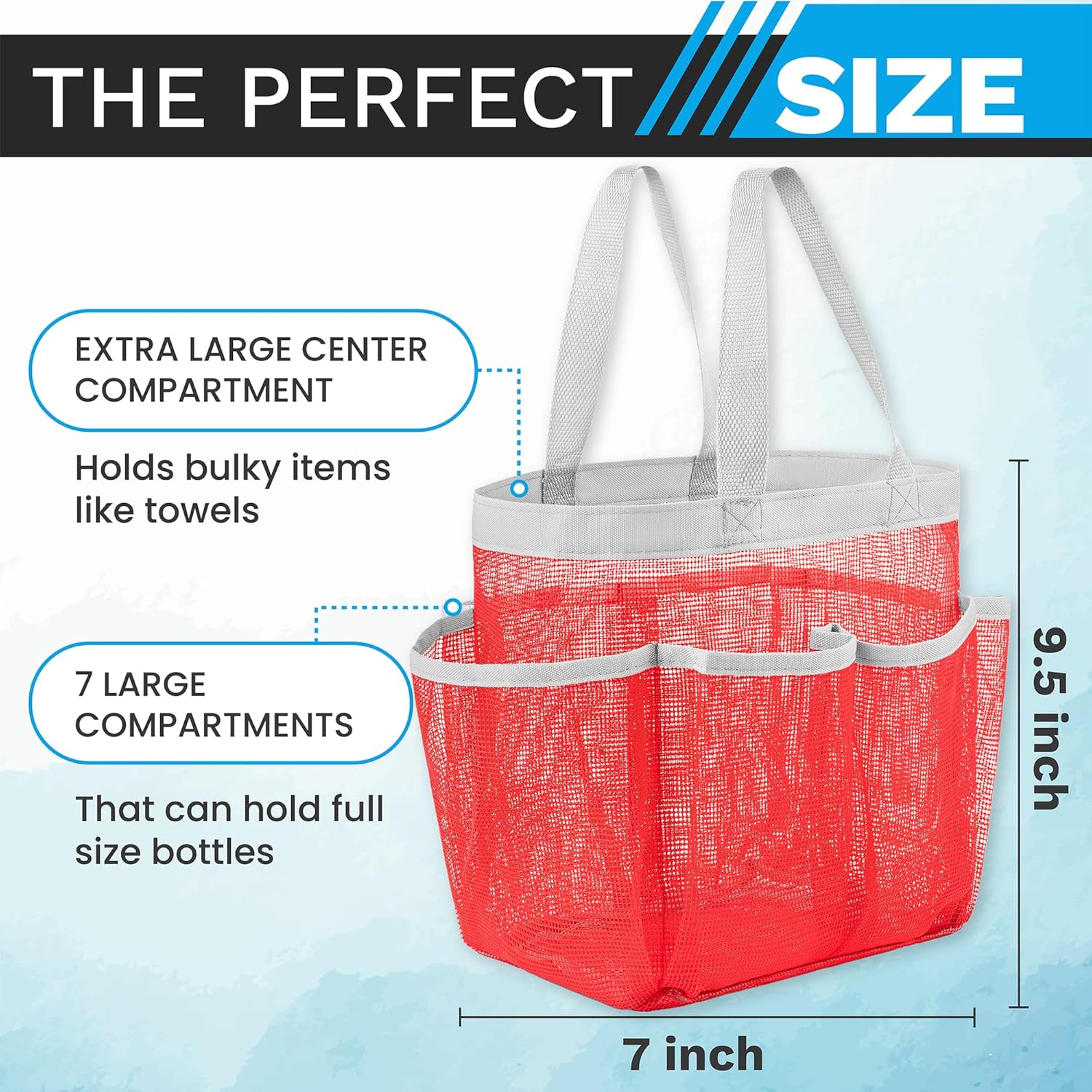 Collapsible Shower Organizer for Travel
