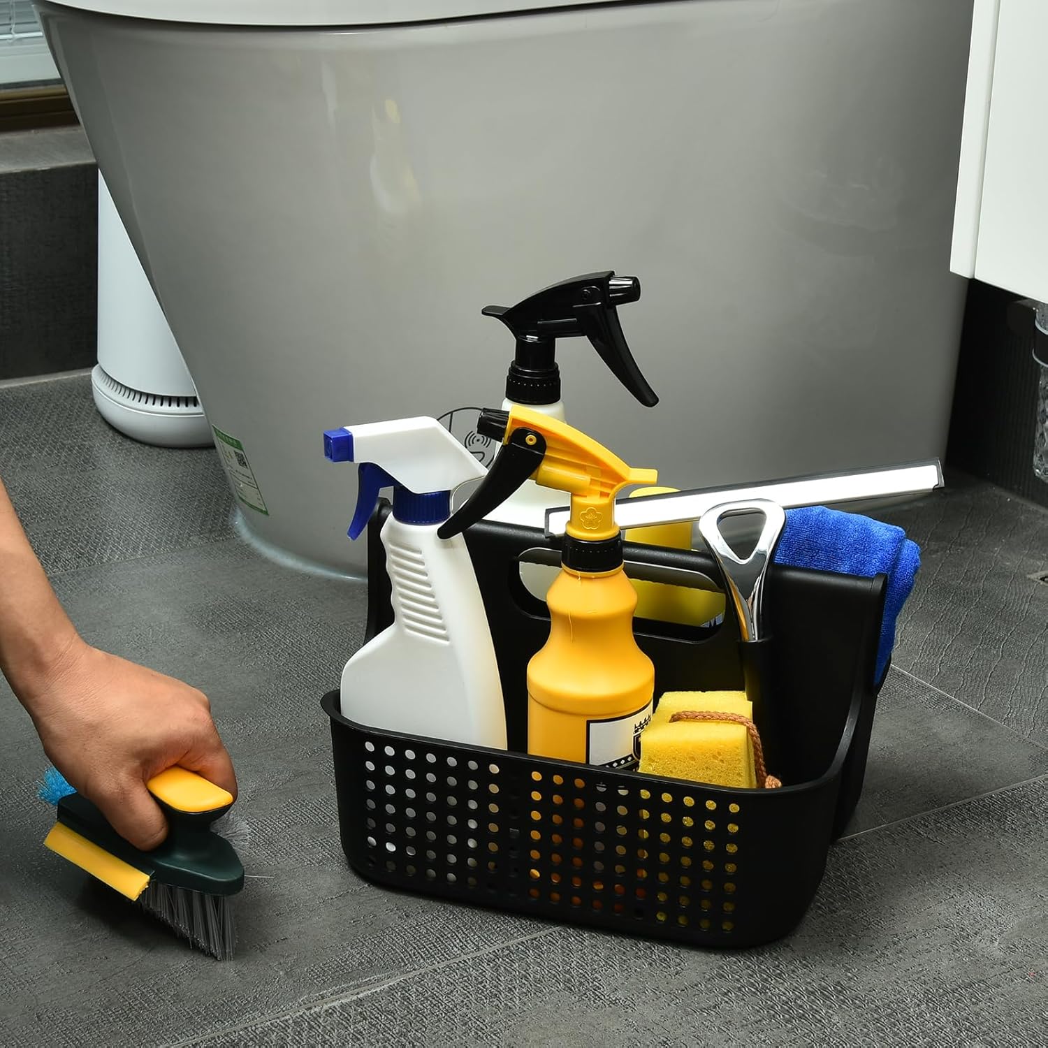 ALINK Portable Plastic Organization Basket for Showers
