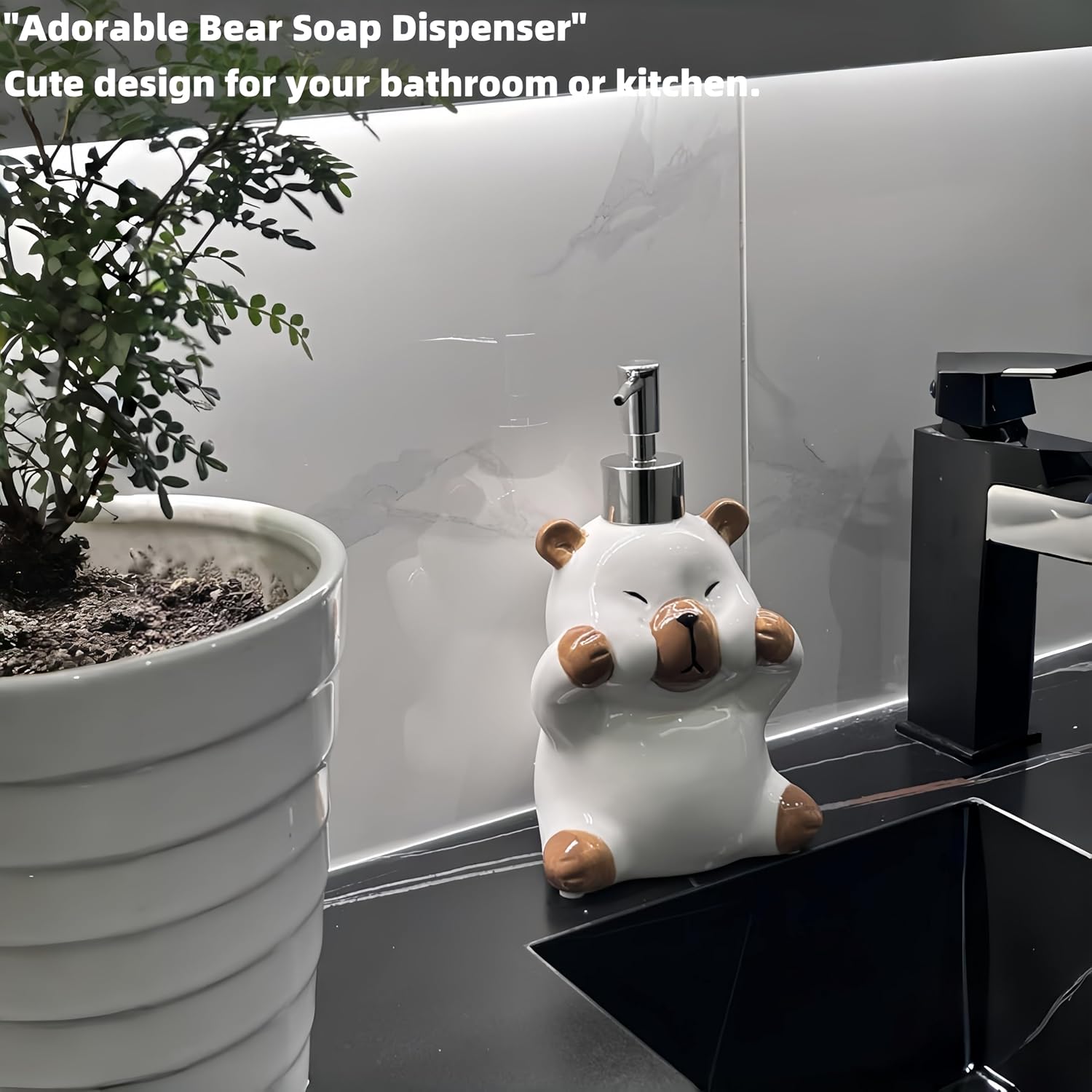 Adorable Ceramic Bear Dispenser
