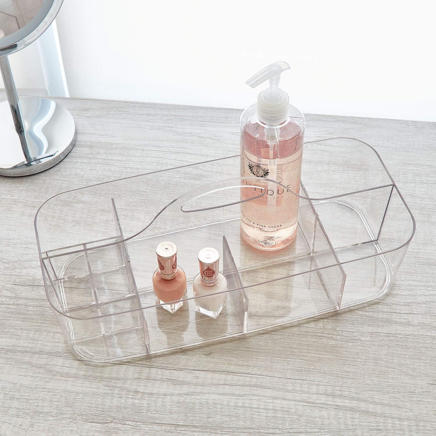 iDesign Clarity Clear Showers Organizer