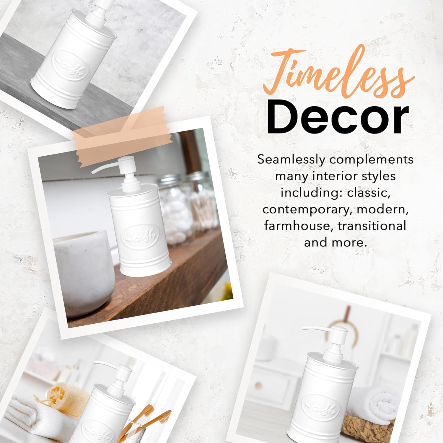 Autumn Alleys Country-Style Dispenser for Your Cleaning Needs