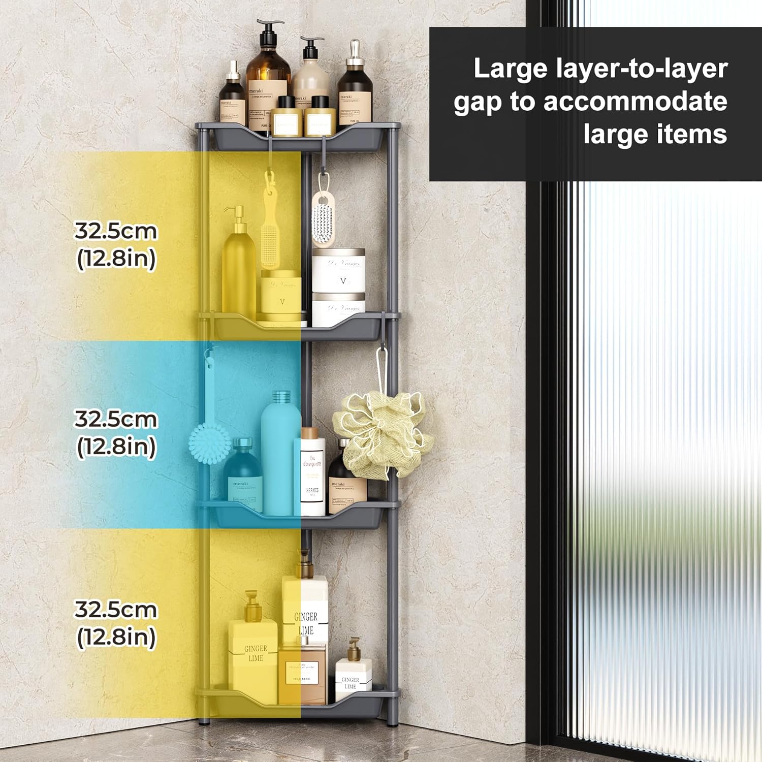 Rust-Proof Corner Organizer