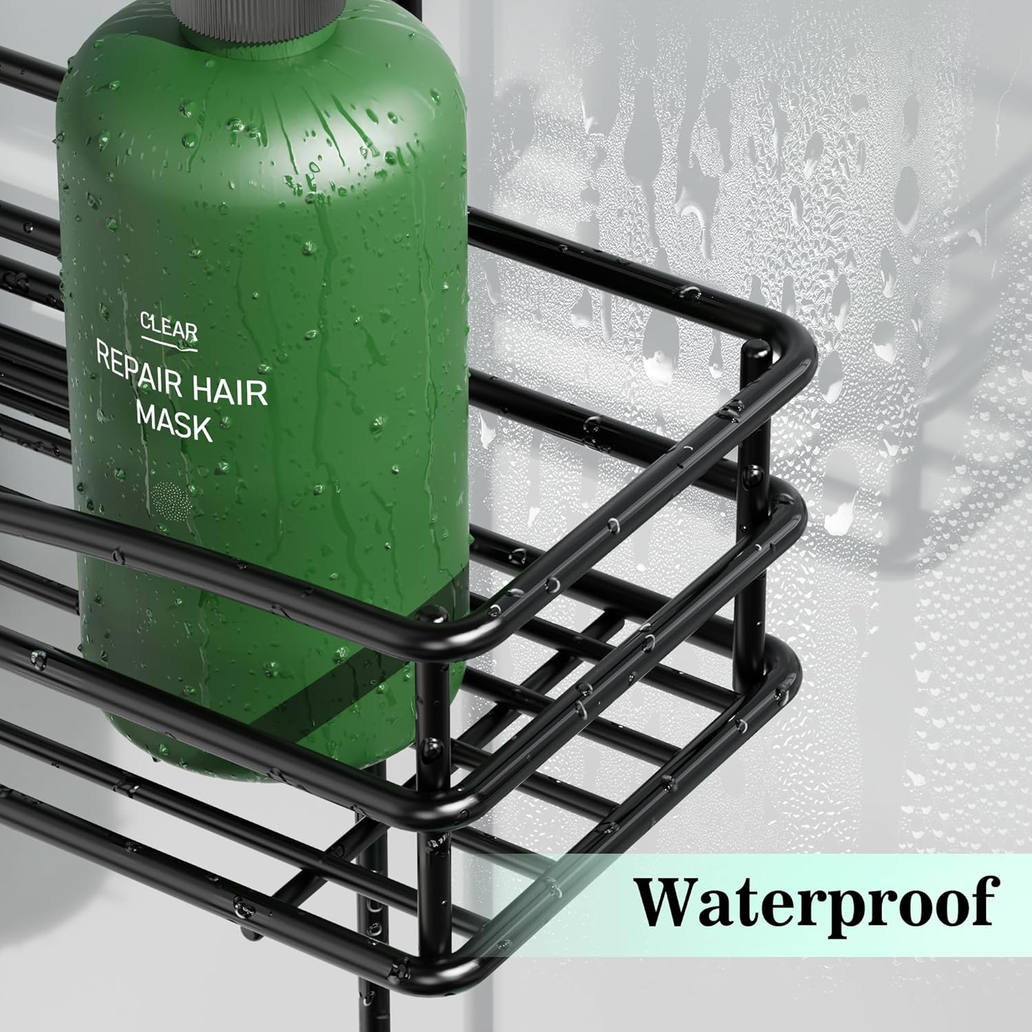 Adjustable Rust-Resistant over the Door Shower Caddy