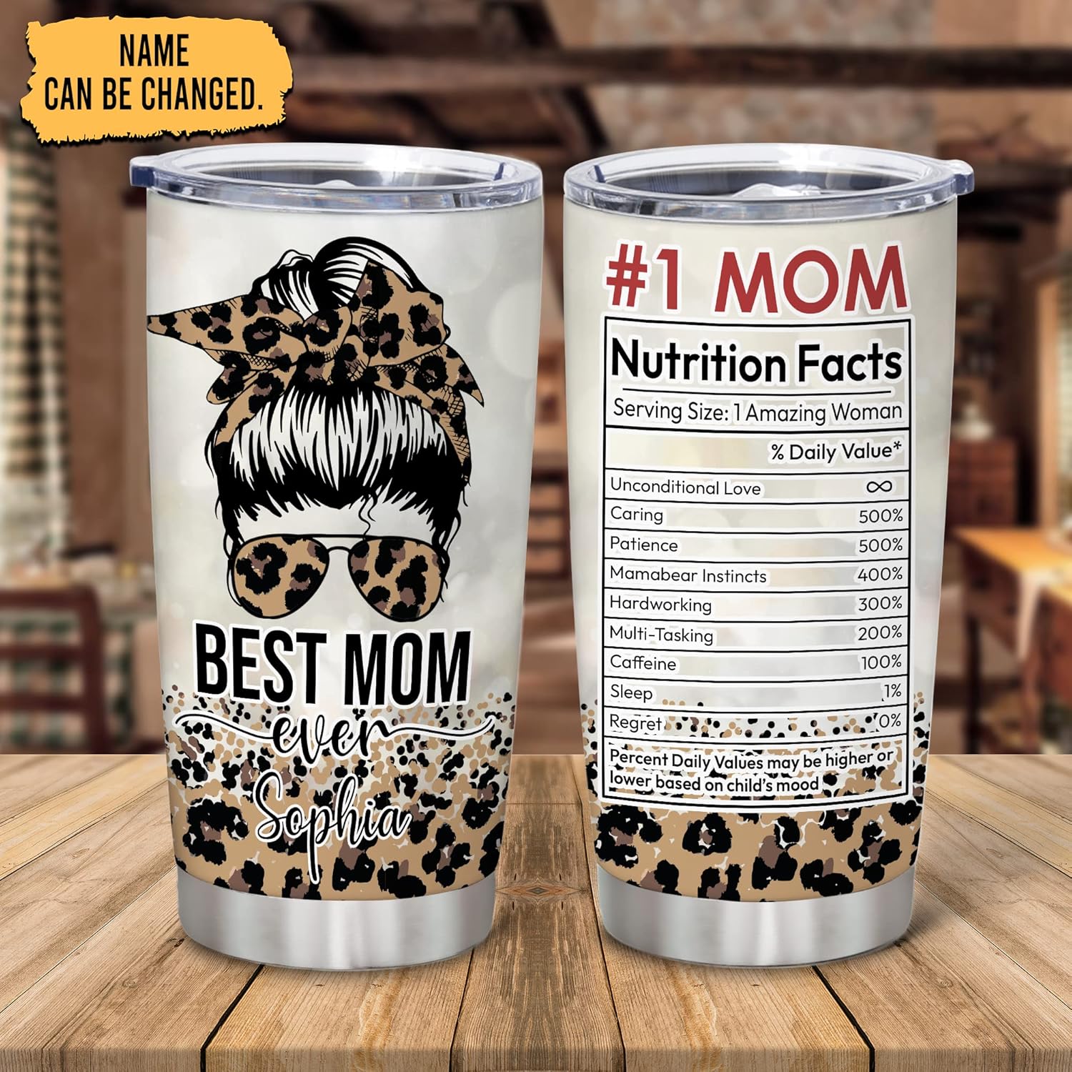 Personalized Mothers Day Gift - Stainless Steel Tumbler